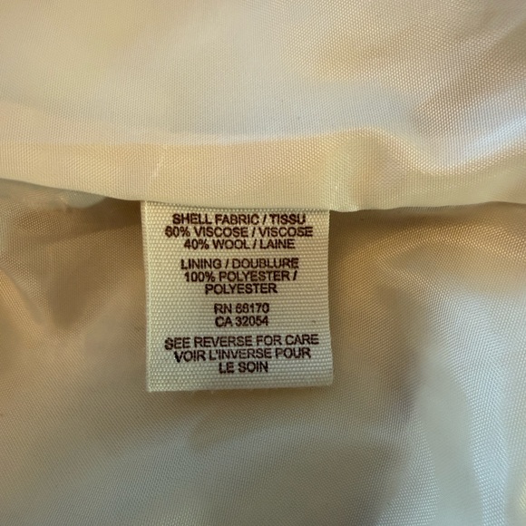 Free People Asymmetrical Wool Blend Jacket Size 6 - Picture 6 of 7